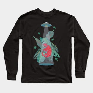 Jungle Cat Tractor Beam Long Sleeve T-Shirt